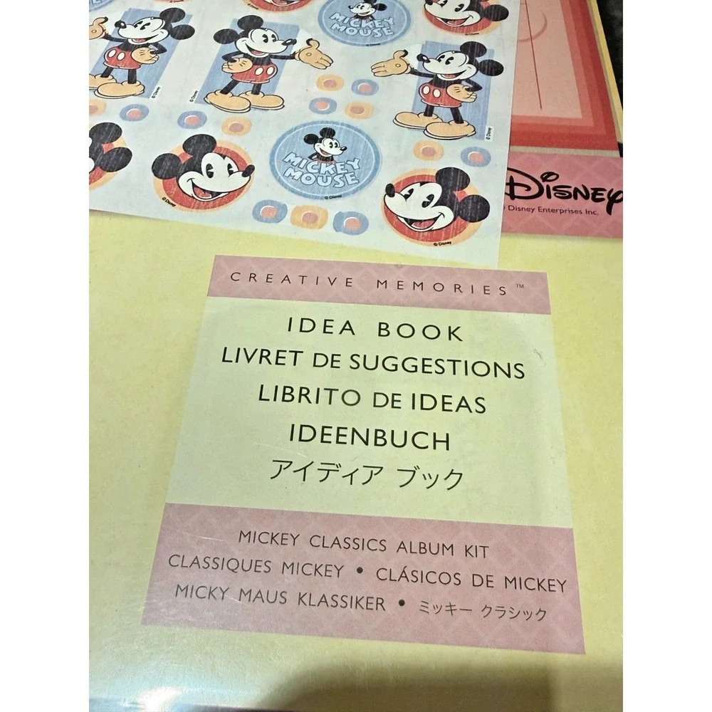 Lot Disney Mickey Mouse Classics Scrapbook Kit Creative Memories 2006 Sealed